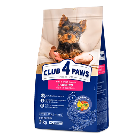 Club 4 Paws طعام جاف للجراء من السلالات الصغيرة، بالدجاج